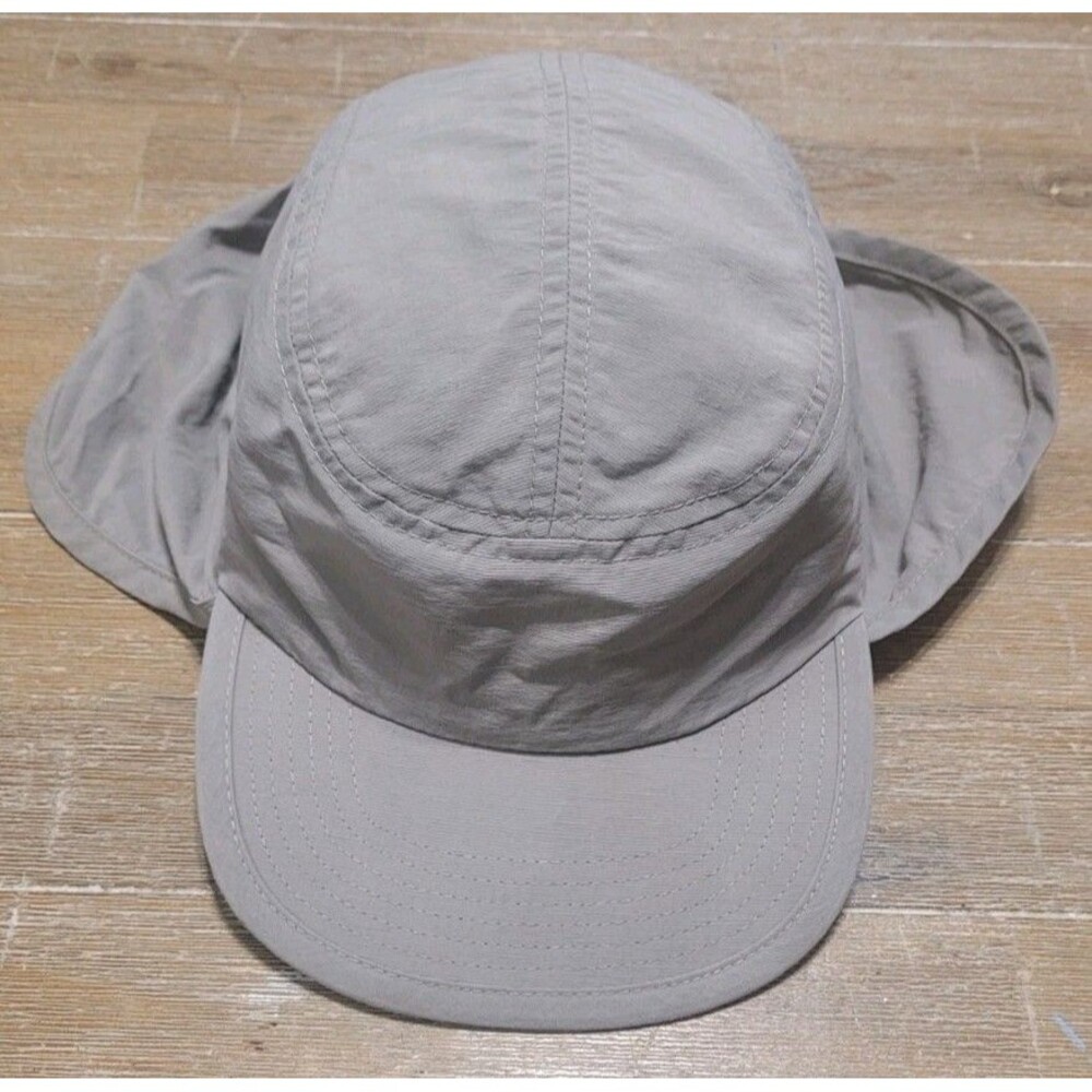 LL Bean Kids Fishing Hat W Neck & Insect Protection Size Small Beige Tan Brown